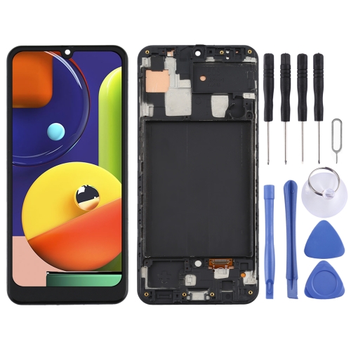 

TFT Material LCD Screen and Digitizer Full Assembly With Frame for Samsung Galaxy A50s