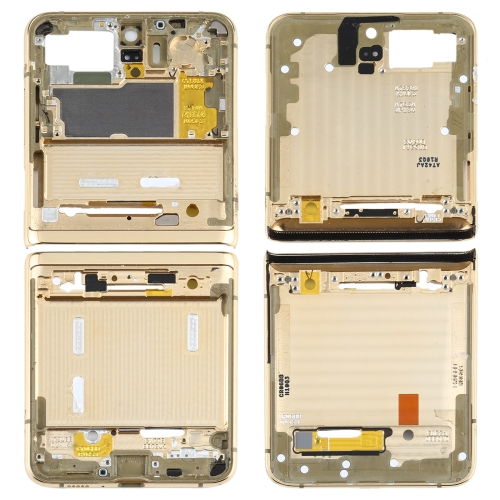 

Top + Lower Middle Frame Bezel Plate for Samsung Galaxy Z Flip 5G SM-F707(Gold)