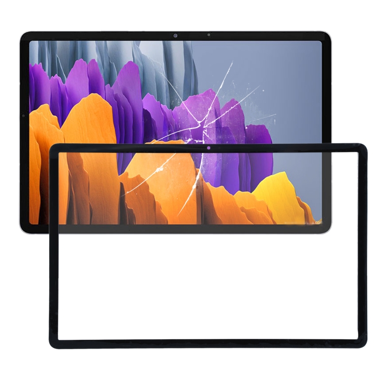 

Front Screen Outer Glass Lens for Samsung Galaxy Tab S7 SM-T870 (Black)