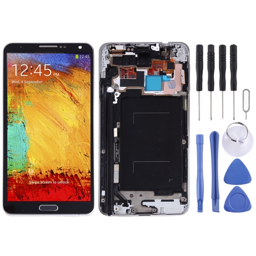 

LCD Screen and Digitizer Full Assembly with Frame & Side Keys (TFT Material) for Galaxy Note 3 / N9005 (3G Version)(Black)