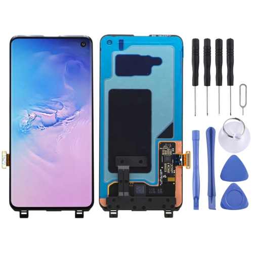 

LCD Screen and Digitizer Full Assembly for Galaxy S10 (Black)