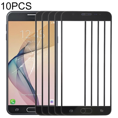 

10 PCS Front Screen Outer Glass Lens for Samsung Galaxy J7 Prime, On7 (2016), G610F, G610F/DS, G610F/DD, G610M, G610M/DS, G610Y/DS(Black)