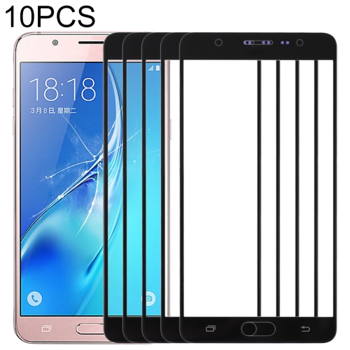 

10 PCS Front Screen Outer Glass Lens for Samsung Galaxy J7 Max(Black)