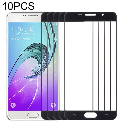 

10 PCS Front Screen Outer Glass Lens for Samsung Galaxy A5 (2016) / A510 (Black)