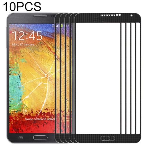 

10 PCS Front Screen Outer Glass Lens for Samsung Galaxy Note III / N9000 (Black)