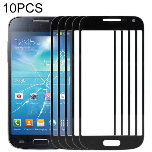 

10 PCS Front Screen Outer Glass Lens for Samsung Galaxy S IV mini / i9190(Black)