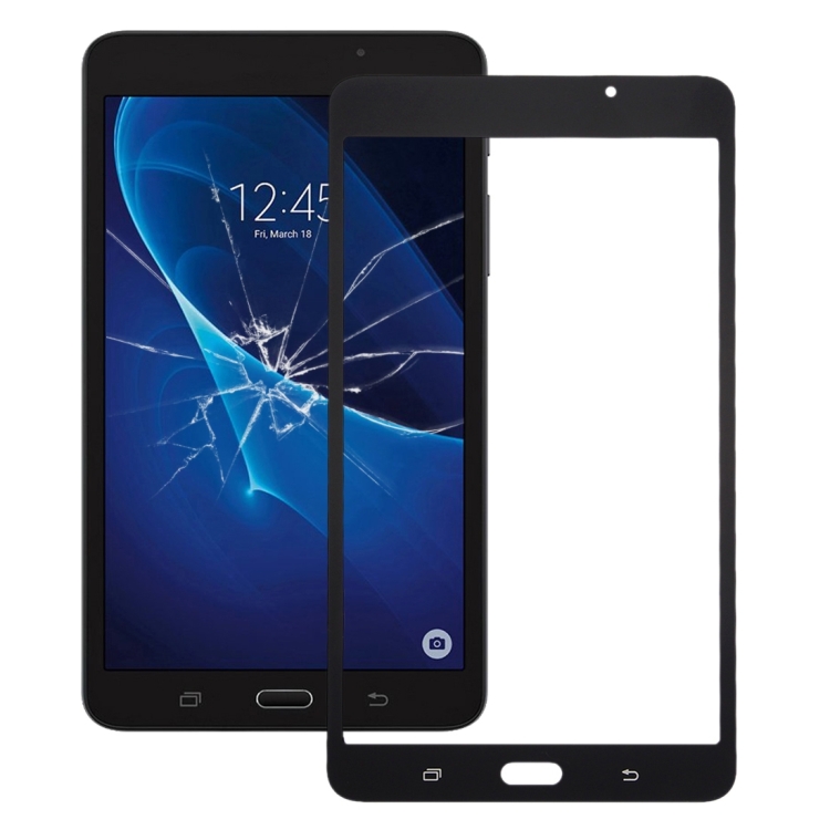 

Front Screen Outer Glass Lens with OCA Optically Clear Adhesive for Samsung Galaxy Tab A 7.0 (2016) / T280(Black)