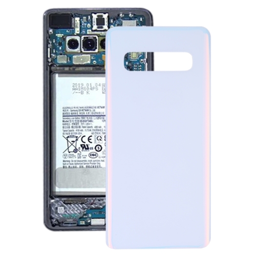 

Original Battery Back Cover for Galaxy S10 SM-G973F/DS, SM-G973U, SM-G973W(White)