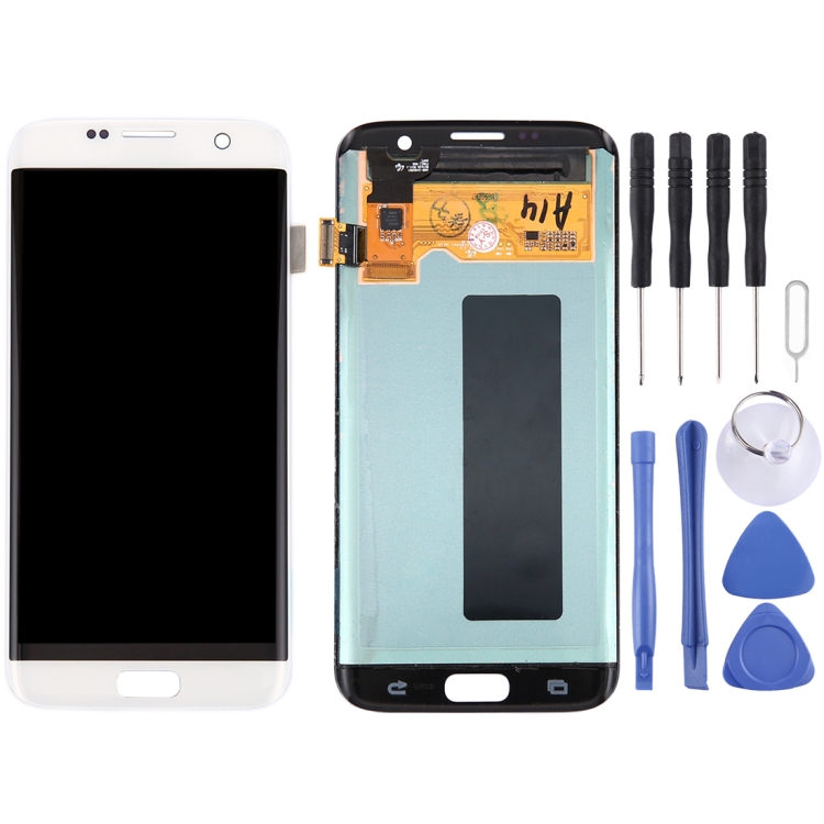 

Original LCD Display + Touch Panel for Galaxy S7 Edge / G9350 / G935F / G935A / G935V(White)