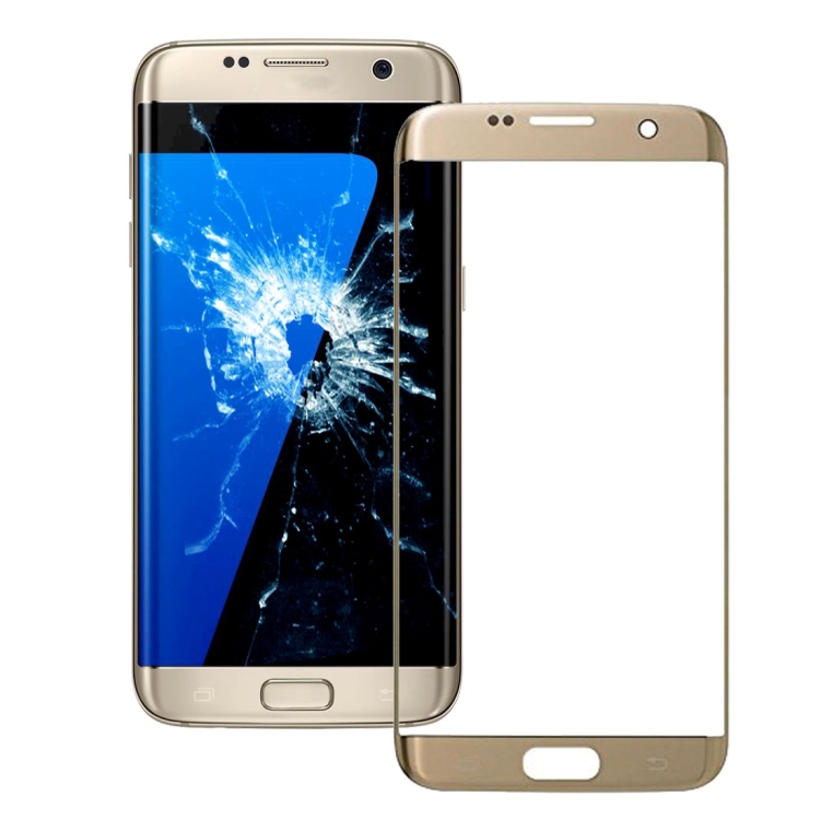 

Front Screen Outer Glass Lens for Galaxy S7 Edge / G935 (Gold)