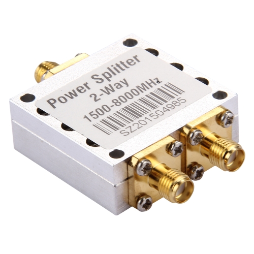 

1500-8000MHz SMA Female Adapter 2-Way Power Splitter