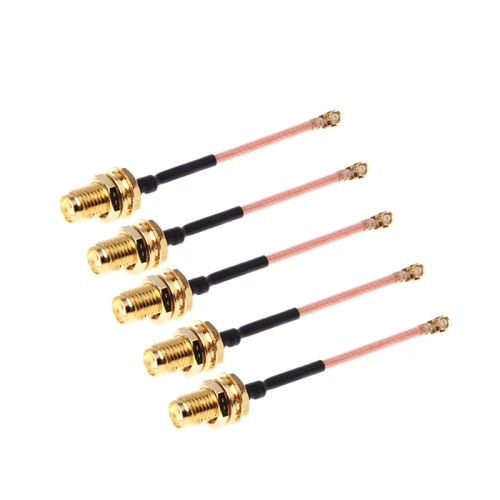 

5 PCS / Set RG178 Ufl / IPX / IPEX to SMA Female Adapter Braid Cable, Length:5cm