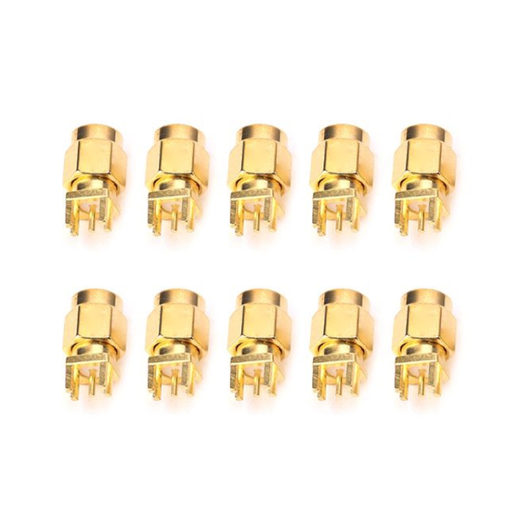 

10 PCS 1.6mm SMA Female Jack PCB Clip Mount RF Connectors