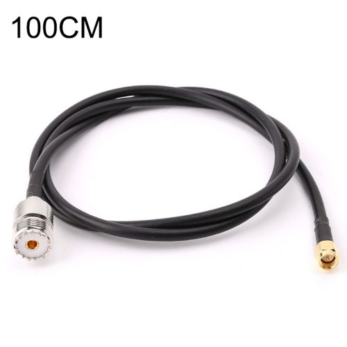 

RG58 UHF Female to SMA Male Connecting Cable, Length: 100cm