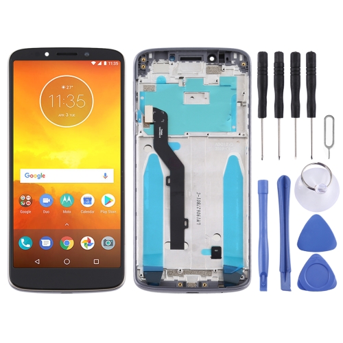 

LCD Screen and Digitizer Full Assembly With Frame for Motorola Moto E5/ G6 Play(Brazil)(Grey)