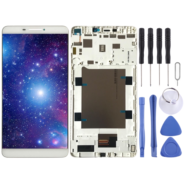 

LCD Screen and Digitizer Full Assembly With Frame for Lenovo Yoga Tab 3 Plus / TB-7703X ZA1K00700RU (White)