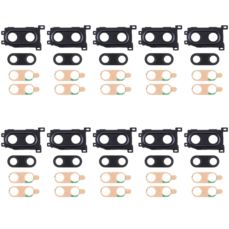

10 PCS Camera Lens Cover for Huawei Enjoy 9 Plus (Black)