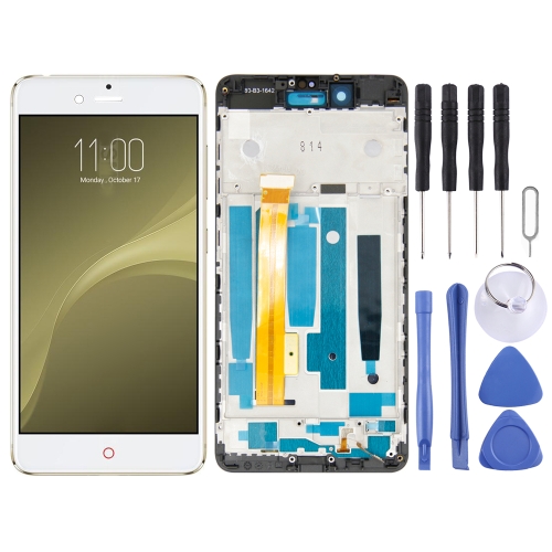 

LCD Screen and Digitizer Full Assembly With Frame for ZTE Nubia Z11 Mini S NX549J (White)