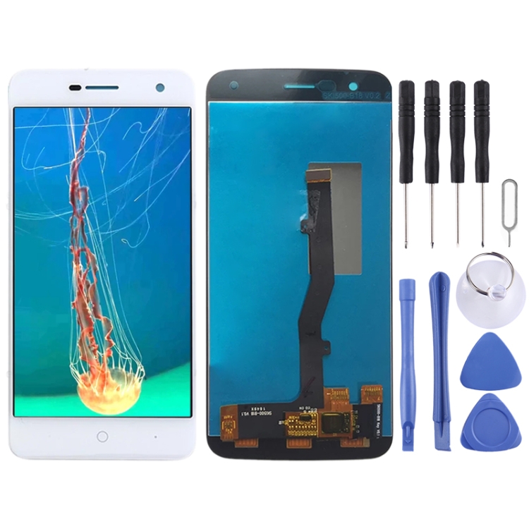 

LCD Screen and Digitizer Full Assembly for ZTE Blade V8Q V8C V0840 (White)