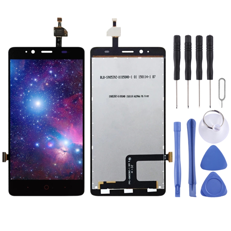 

LCD Screen and Digitizer Full Assembly for ZTE Blade V220 (Black)