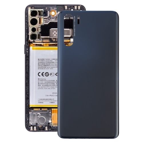 

Battery Back Cover for OPPO A91 PCPM00 CPH2001 CPH2021(Black)