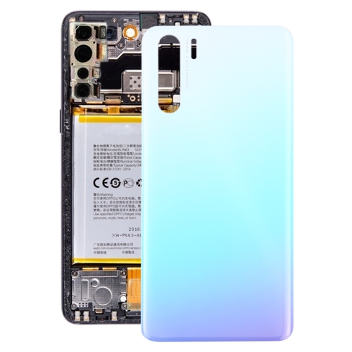 

Battery Back Cover for OPPO A91 PCPM00 CPH2001 CPH2021(Baby Blue)