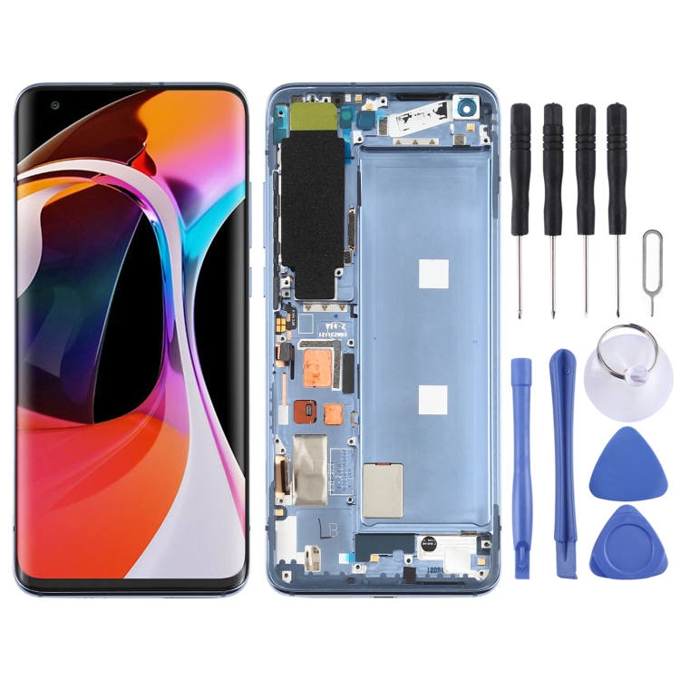 

LCD Screen and Digitizer Full Assembly With Frame for Xiaomi Mi 10 5G / Mi 10 Pro 5GM2001J2G, M2001J2I (S Version)(Grey)