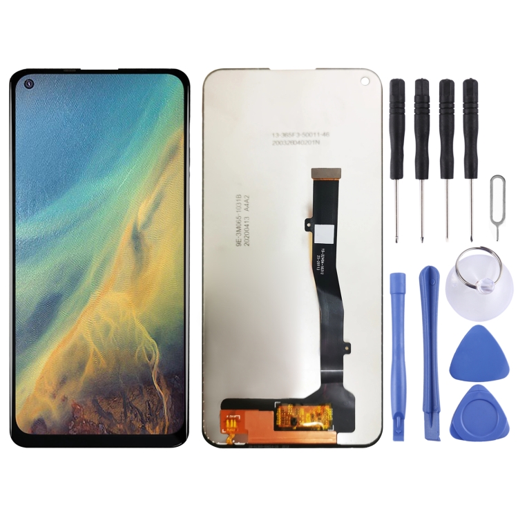 

LCD Screen and Digitizer Full Assembly for ZTE BLADE V2020 5G (Black)