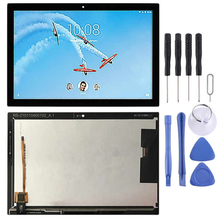 

LCD Screen and Digitizer Full Assembly for Lenovo TAB4 10 REL Tablet TB-X504F TB-X504M TB-X504L(Black)