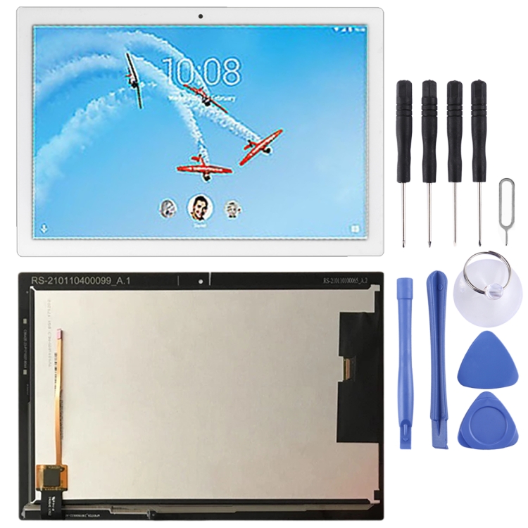 

LCD Screen and Digitizer Full Assembly for Lenovo TAB4 10 REL Tablet TB-X504F TB-X504M TB-X504L(White)