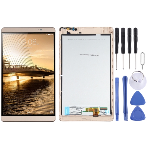 

LCD Screen and Digitizer Full Assembly With Frame for Huawei MediaPad M2 8.0 M2-801L(Gold)