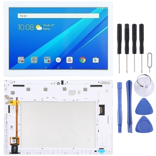 

LCD Screen and Digitizer Full Assembly with Frame for Lenovo TAB4/TB-X304F/TB-X304L/TB-X304N/TB-X304X/TB-X304 (White)