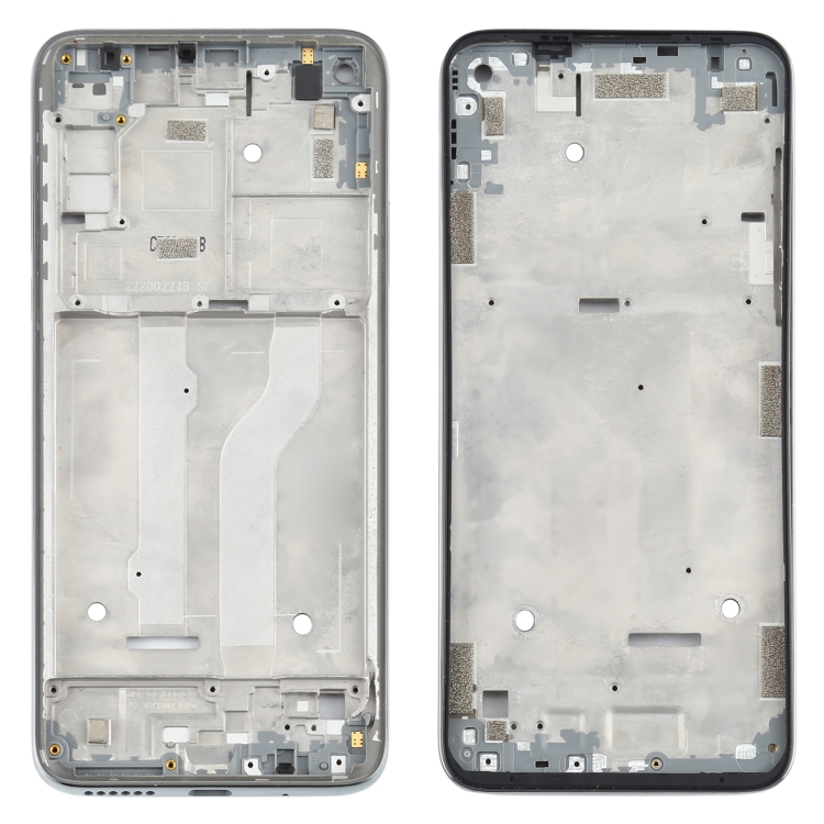 

Front Housing LCD Frame Bezel Plate for Motorola Moto G Fast (Silver)