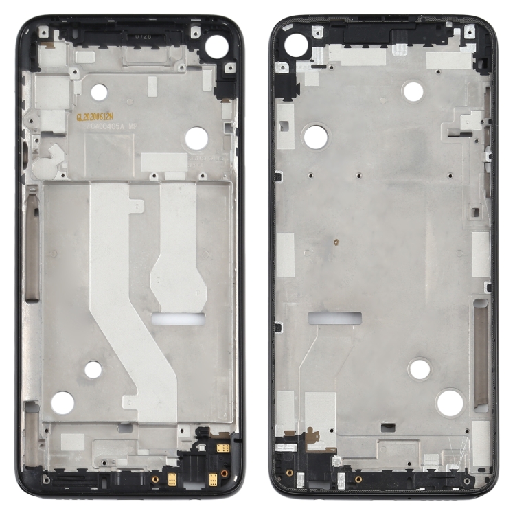 

Front Housing LCD Frame Bezel Plate for Motorola Moto G Stylus XT2043 XT2043-4 (Black)