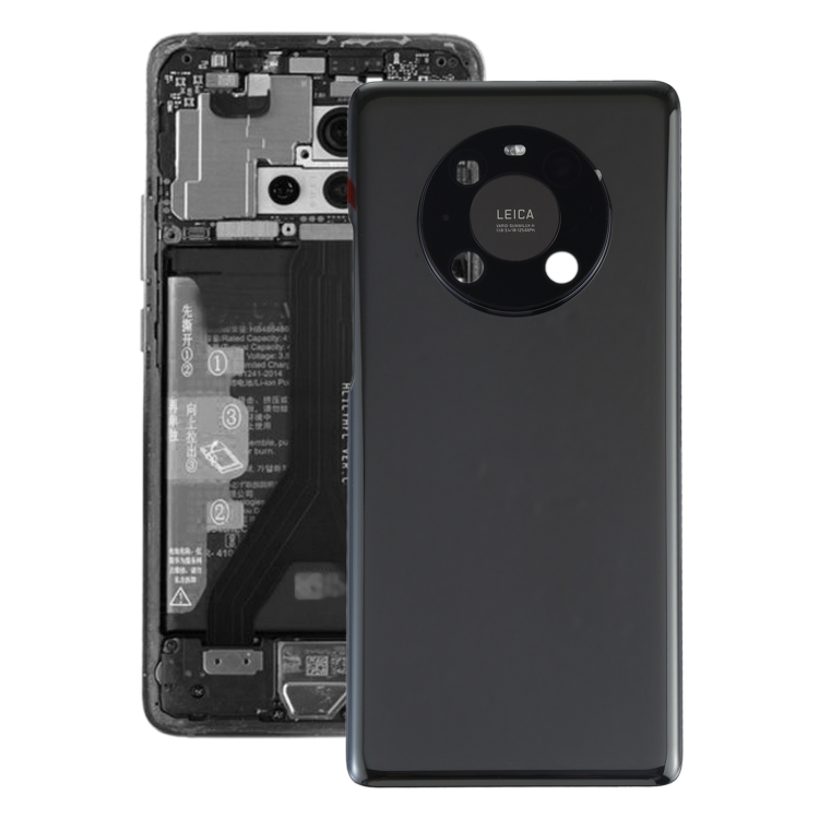 

Original Battery Back Cover with Camera Lens Cover for Huawei Mate 40 Pro(Black)