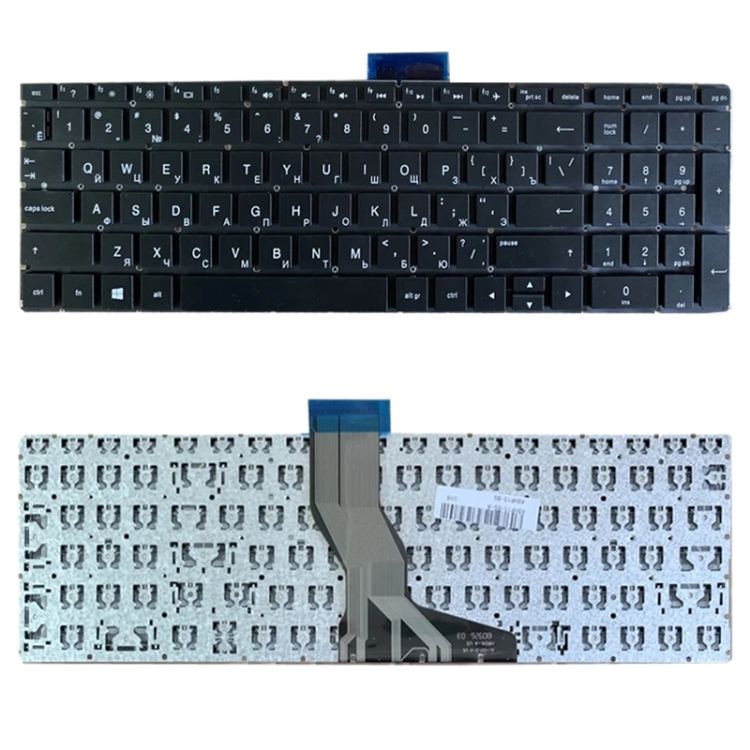 

RU Version Keyboard for HP 15-BS 15-BW 15-BS015DX 15-BS573tx 15-BS007tx TPN-C129 925008-001 PK132043A00