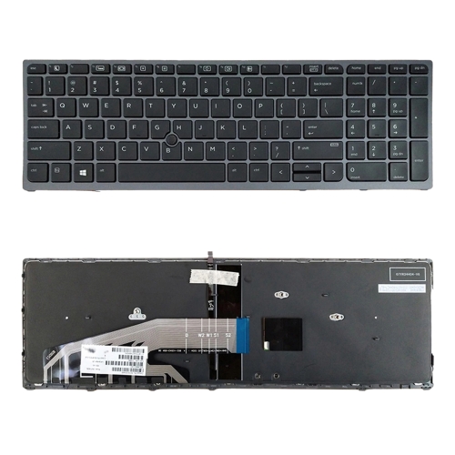 

US Version Keyboard with Backlight for HP Zbook 15 17 G3 848311-001