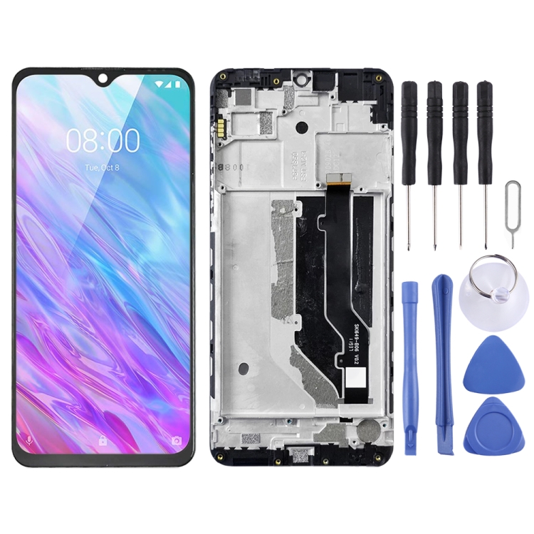 

LCD Screen and Digitizer Full Assembly with Frame For ZTE 20 Smart V2050 (Black)