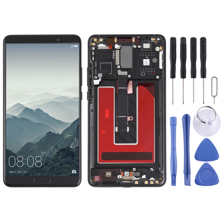 

LCD Screen and Digitizer Full Assembly with Frame for Huawei Mate 10 (Black)