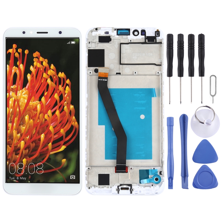 LCD Screen and Digitizer Full Assembly with Frame for Huawei Y6 (2018)(White)
LCD Screen and Digitizer Full Assembly with Frame for Huawei Y6 (2018)(White)