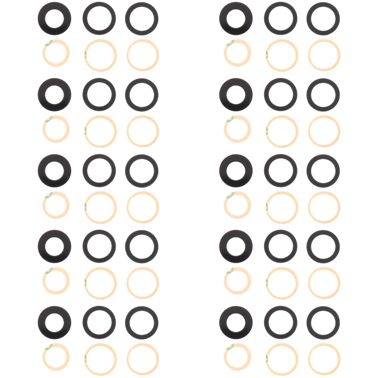

10 PCS Back Camera Lens for OPPO Reno5 Pro 5G PDSM00 PDST00 CPH2201