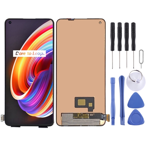 

Original Super AMOLED Material LCD Screen and Digitizer Full Assembly for OPPO Realme X7 Pro RMX2121 RMX2111(Black)