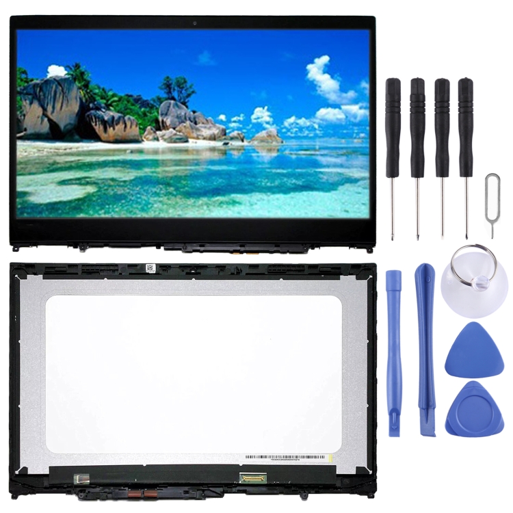 

3840 x 2160 UHD LCD Screen and Digitizer Full Assembly with Frame for Lenovo IdeaPad Flex 5-15 / Yoga 520 (Black)