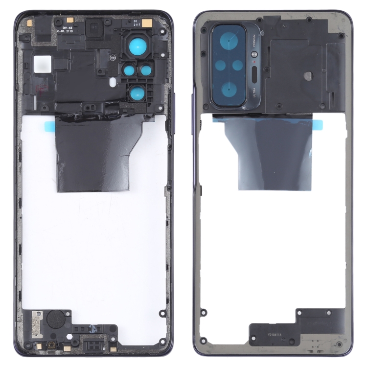 SUNSKY - Tấm bezel khung giữa cho Xiaomi Redmi Note 10 Pro Max / Redmi Note  10 Pro / Redmi Note 10 Pro (Ấn Độ) M2101K6P M2101K6G M2101K6I (Tím)