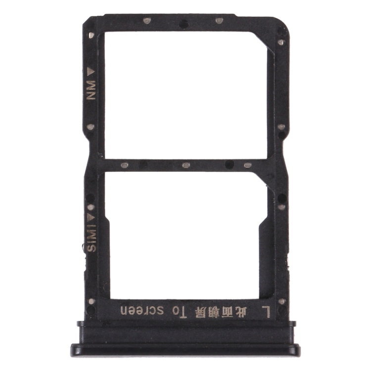 

SIM Card Tray + NM Card Tray for Huawei P Smart S (Black)
