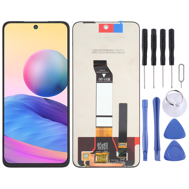 Original IPS Material LCD Screen and Digitizer Full Assembly for Xiaomi Redmi Note 10 5G / Poco M3 Pro 5G / Redmi Note 10T 5G M2103K19I, M2103K19G, M2103K19C, M2103K19PG, M2103K19PI
Original IPS Material LCD Screen and Digitizer Full Assembly for Xiaomi Redmi Note 10 5G / Poco M3 Pro 5G / Redmi Note 10T 5G M2103K19I, M2103K19G, M2103K19C, M2103K19PG, M2103K19PI