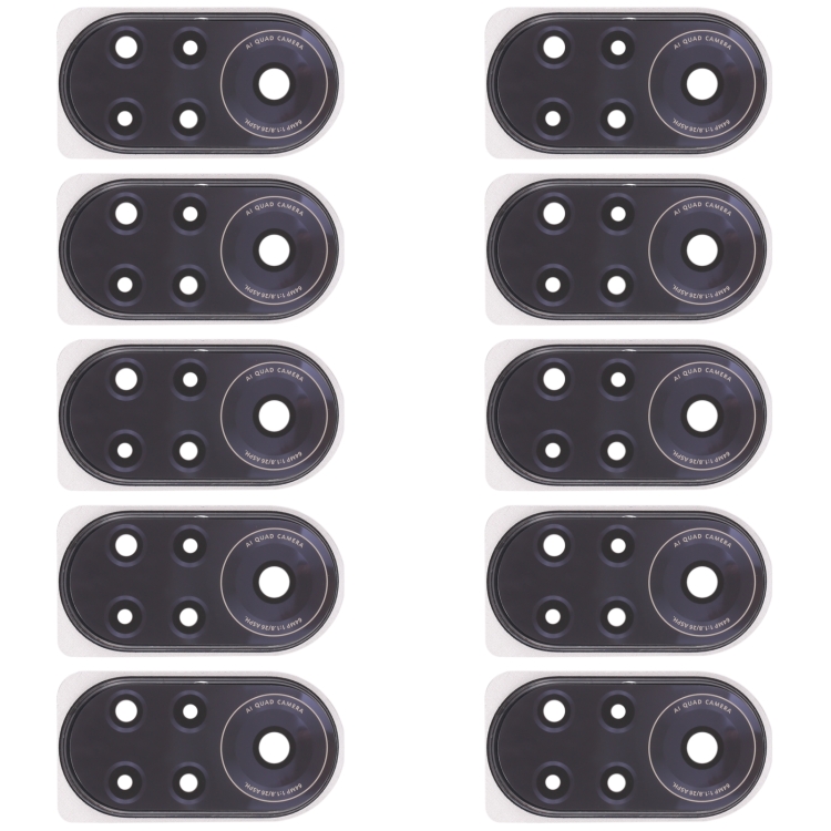 

10 PCS Camera Lens Cover for Huawei Nova 8 Pro 5G (Black)