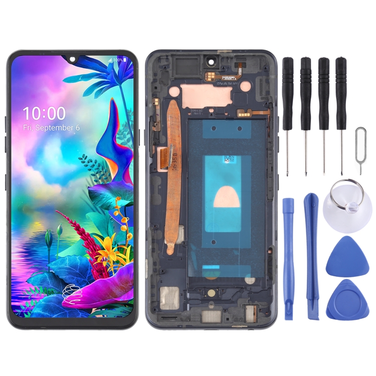 LCD Screen and Digitizer Full Assembly with Frame for LG G8X ThinQ LMG850EMW LM-G850 (Black)
LCD Screen and Digitizer Full Assembly with Frame for LG G8X ThinQ LMG850EMW LM-G850 (Black)