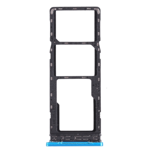 

SIM Card Tray + SIM Card Tray + Micro SD Card Tray for Infinix Hot 10s / Hot 10T X689B X689 X689C (Blue)