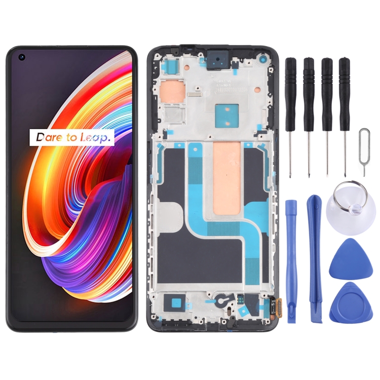 

Original LCD Screen and Digitizer Full Assembly With Frame for OPPO Realme X7 Pro RMX2121 RMX2111